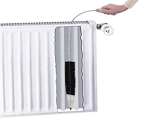 Maximex Brosse radiateur plat flexible Noir