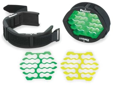 Panduit CBOT24K cable clamp - cable clamps (Black, Green, Yellow)