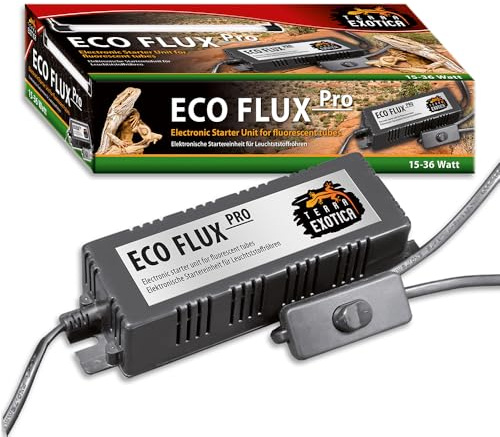 Terra Exotica EcoFLUX Pro - 15-36 Watt Vorschaltgerät für T8-Leuchtstoffröhren - Energiesparend & Gleichmäßig