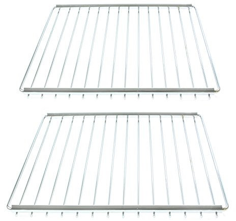First4spares Adjustable Grill Shelf with Extendable Arms for Electrolux Oven / Cookers (Pack of 2) - Silver, Stainless Steel, 5 kg Capacity