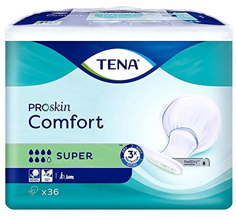 SCA Hygiène Pack de 36 Tena Confort Super Confioair