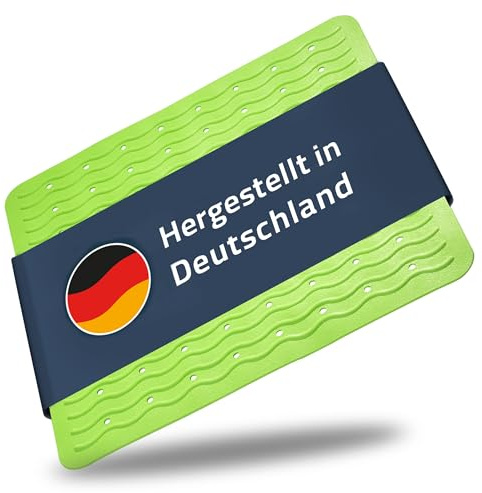 RIDDER – Duscheinlage Playa ca. 54x54cm, hellgrün, 100% TPE | Made in Germany Duschmatte aus hautfreundlichem TPE. Maschinenfeste Antirutschmatte mit Saugnäpfen & Ablauföffnungen