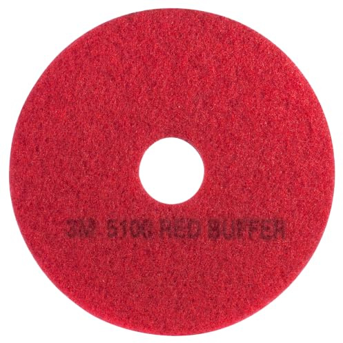 3M Buffer Floor Pad 5100, Red, 16