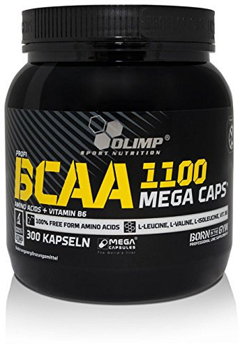 Olimp BCAA Mega Caps 1100, 300 Kapseln, 1er Pack (1 x 384 g) by Olimp