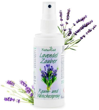 NaturGut Lavendel Raumspray-Wäschespray Lavendelzauber Raumduft Raumspray, 100ml