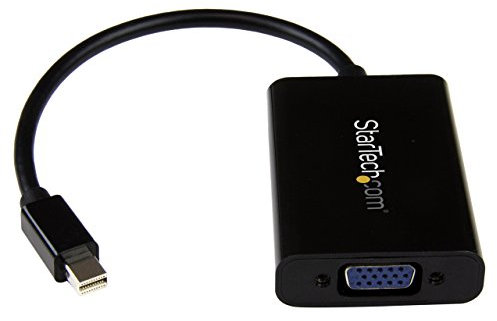 StarTech.com Mini DisplayPort to VGA Adapter with Audio - Mini DP to VGA Converter - 1920x1200 (MDP2VGAA)