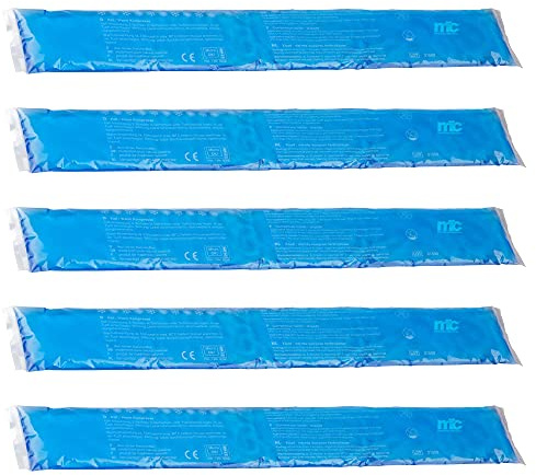 Medicalcorner24 Kalt Warm Kompresse, Gel, 7,5 x 52 cm, 5 Stück