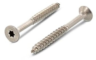 Edelstahl Schrauben 5x70 mm Torx 100 Stück