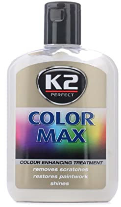 K2 farbwachs Color Blanco, cera abrillantador con carn - Unión roscada para ausbessern, abrillantador (200 ml