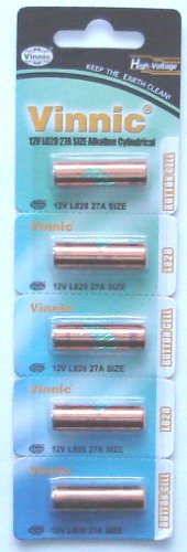 Vinnic 27 A L828-C5 Spezialist 12 V Alkaline Batterien, 5 Stück