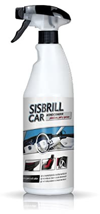Sisbrill Car - Multi-top che rinnova, lucida e protegge il cruscotto, la pelle e la plastica - Tocco Secco - 750 ML