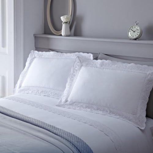 Serene – La Renaissance – Parure de lit Facile d’Entretien, Blanc, Simple