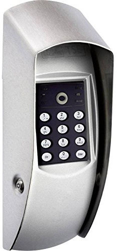 BURG-WÄCHTER Edelstahlblende TSE SB für TSE-KEYPADS Serie 4001 Home, Blickschutz bei Codeeingabe, Einfache Befestigung, Edelstahl