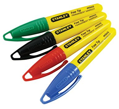 Stanley 2-47-329 Mini Fine Tip Pen (4 Pieces)