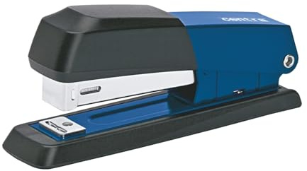 Centra Heftgerät HSM, 20 Blatt Bürotacker aus Metall, für 24/6 und 26/6 Heftklammern, Blau, 623679