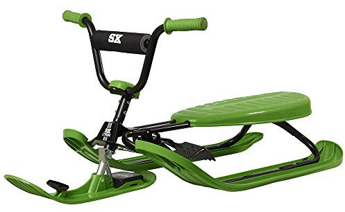 STIGA Schlitten Snowracer Rennrodel SX Color Pro Grün Lenkschlitten