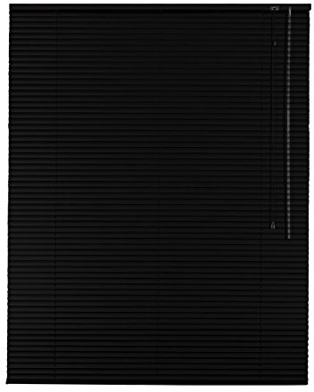 Easy-Shadow Hochwertige Aluminium Jalousie Rollo Alu Jalousette 90 x 220 cm / 90x220 cm in Farbe schwarz - Bedienseite rechts/Maßanfertigung