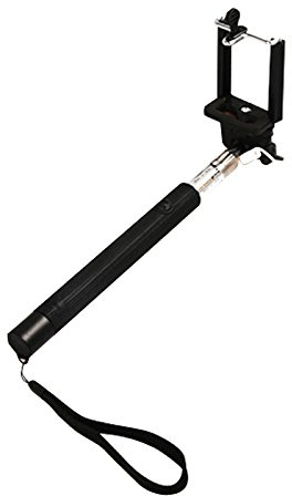 Omega Monopode Smartphones Perche télescopique Selfie Stick – Noir