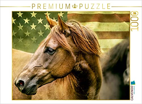 CALVENDO Puzzle American Quarter Horse | 1000 Teile Lege-Größe 64 x 48 cm Foto-Puzzle für glückliche Stunden