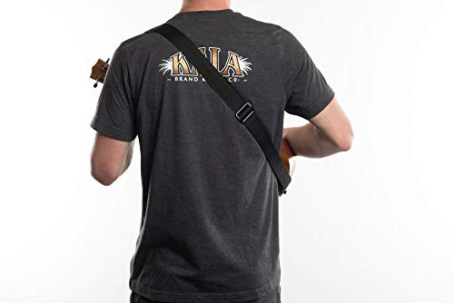 Kala k-stp-bk schwarz Ukulele Gurt