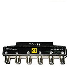 DERIVATORE 4 VIE USCITE DERIVATE F TELEVES -12dB 5141 PER ANTENNA SATELLITARE E DIGITALE TERRESTRE