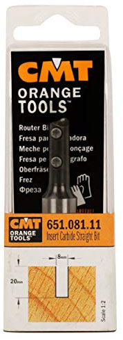 CMT Orange Tools 651.120.11 – Erdbeere Klingen wendbar S 8 D 12 x 30 Z1 DX