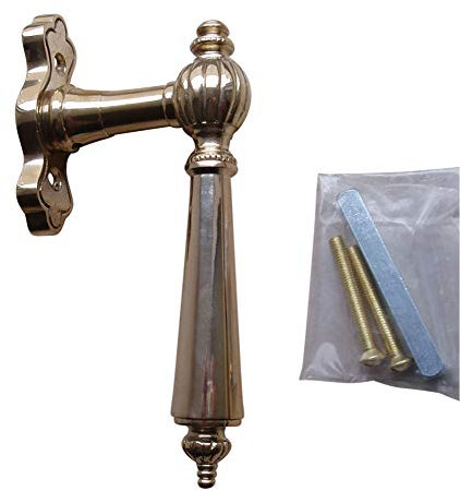 Graf von Gerlitzen Antik Messing Fenster Griff Griffe Fenstergriff Fensterolive FO8P