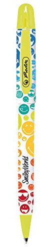 Herlitz 50001927 Kugelschreiber Smiley World, Blisterkarte, 1 Stück