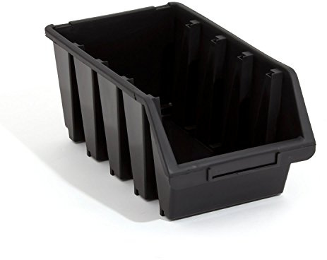 Patrol 5 Stck. Ergobox Box Stapelboxen schwarz Gr.4 Lagerkiste Kunststoff 204x330x155mm