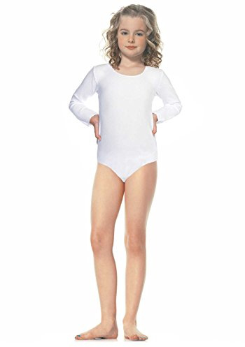 Leg Avenue 73011 - Kinder Bodysuit, Größe 146-158, weiß
