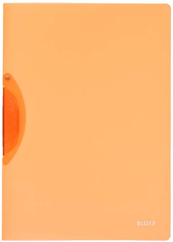 Leitz 41760045 Klemmmappe ColorClip Rainbow, A4, PP, 6er Packung, orange