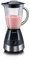 SEVERIN Standmixer mit 1,5 l Glas-Mixbehälter, Mixer mit 2 Stufen und Pulse-Funktion, leistungsstarker Küchenmixer mit Edelstahlmesser, 550 W, Edelstahl gebürstet/Schwarz, SM 3718