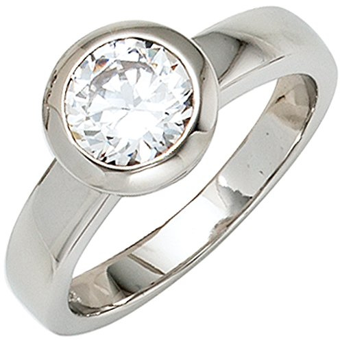 Jobo Damen-Ring aus 925 Sterling Silber mit Zirkonia