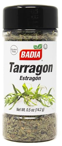 Badia Tarragon 0.5 oz – Aromatic & Sweet, French-Inspired Flavor, Dried Tarragon Leaves, Gluten Free & Kosher