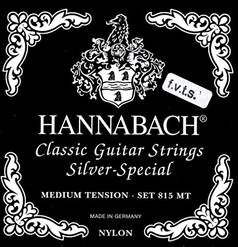 Hannabach 652551 Klassikgitarrensaiten Serie 815 F.V.T.S Medium/High Tension Silver Special - FMT Satz