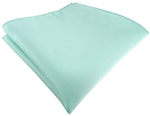 TigerTie Satin Einstecktuch einfarbig Uni - Tuch Polyester - Größe 26 x 26 cm