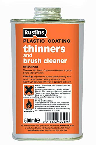 Rustins PCTH500 500ml Plastic Coating Thinners