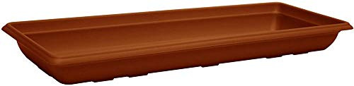 Poetic SPRI50TC Prisca 50 Soucoupe Jardinière Plastique Terre Cuite 44 x 16 x 4,2 cm