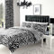 GC GAVENO CAVAILIA Juego de Ropa de Cama con Fundas de Almohada de Piel de Cebra, Color Blanco y Negro, Funda de edredón Doble, Juego de Ropa de Cama de Animales