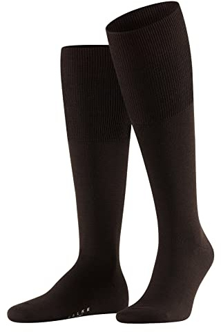 FALKE Airport M Kh laine coton unies 1 paire, Chaussettes longues Homme, Marron Brown 5930, 43-44