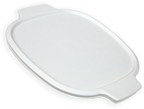 CorningWare Plastic Cover for 2L & 3L Classic Square Casserole | BPA-Free Plastic | Fits A-2-B & A-3-B Glass Dish | Easy-Grip Handles | Snug-Fitting Cover | Easy To Clean