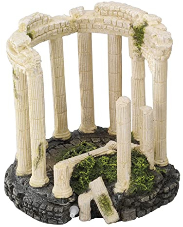 Europet Bernina 234-411100 Dekoration Roman Pavillon 16 x 16 x 16 cm mit Ausströmer