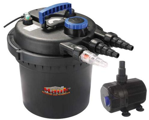 Mauk UVC Teichdruckfilter CPF180 35 W, 6.000 Liter und 3m Schlauch