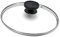 ALLUFLON Coperchio Vetro Bordo Inox, 18 cm