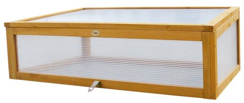 Habau 2855 Frühbeet Aufsatz für Habau Hochbeet, 115 x 53 x 32 cm, Gelb