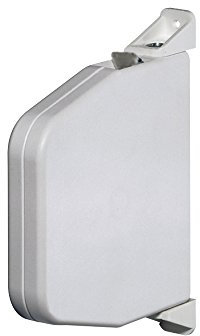 jarolift Avvolgitore Standard per Cinghia Tapparelle di Larghezza 15 mm, Orientabile, Montabile in Superficie a Vite, Senza Cinghia, Bianco