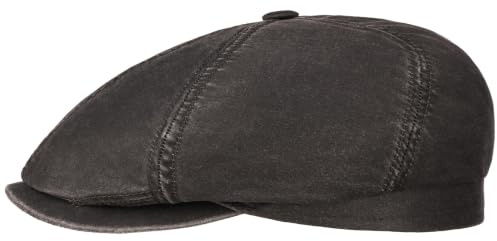 Stetson Brooklin Old Cotton Flatcap Men Flat Cap UV Protection 40 Cotton Spring Summer