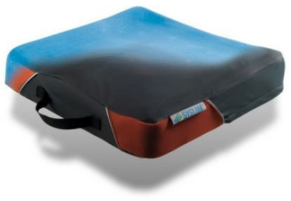 systam P371C-HR Coussin d'assise en mousse pour fauteuil roulant Anti-escarres Pour fauteuil roulant Longue durée 51 x 46 cm