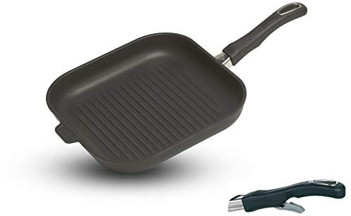 Gastrolux Grill Pan mit abnehmbarem Griff 17428A 28x28cm INDUKTION