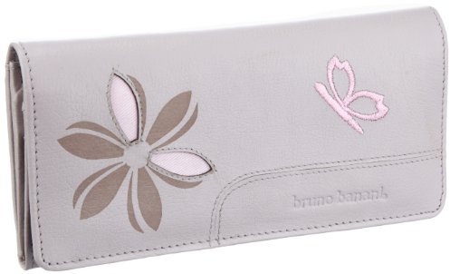 Bruno Banani Butterfly_1 W 320.824, Damen Portemonnaies, Grau (grey), 19x10x3 cm (B x H x T)